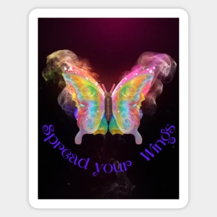 Butterfly Mystic Spread your Wings Sticker